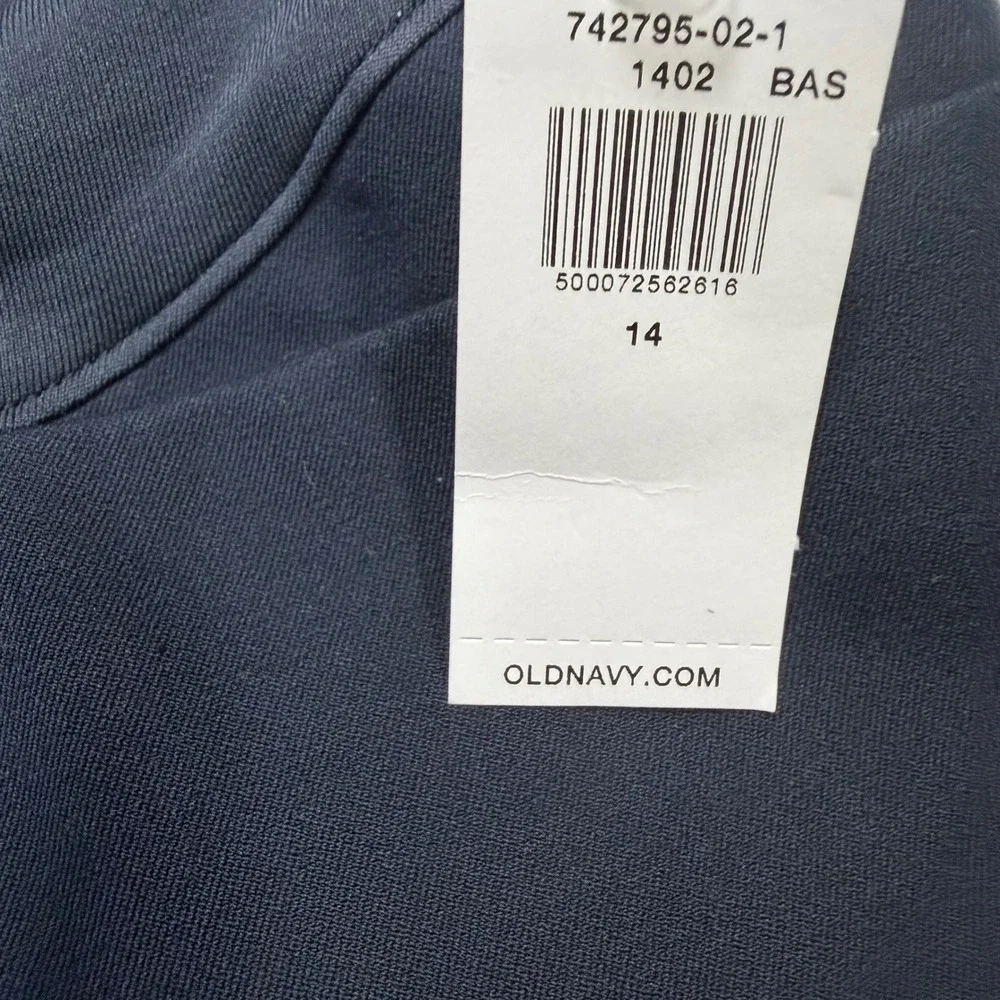 Old Navy Maternity Full Panel Straight Leg Navy Blue Dress Pants Size 14 NWT